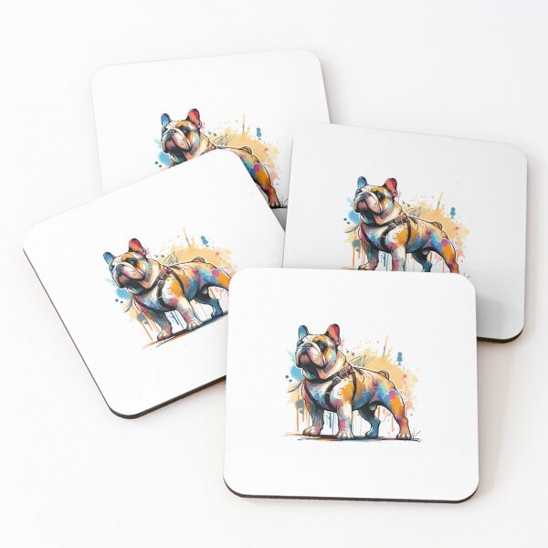 Item preview, bulldog, with color spots designed and sold by Shop-Oceania.