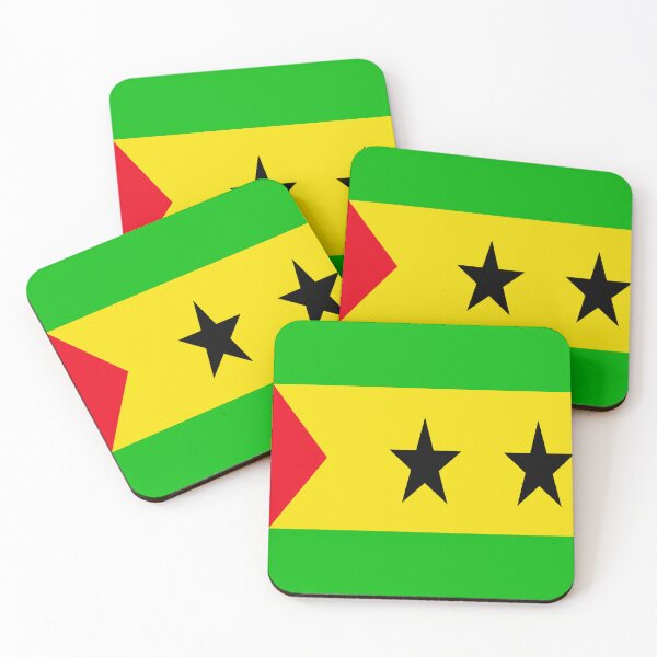 Item preview, The flag of Sao Tome and Príncipe in the Atlantic Ocean designed and sold by Peter Etchells.