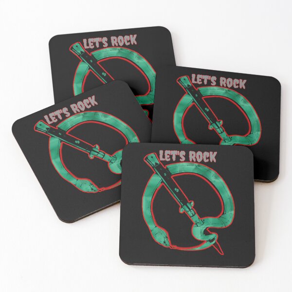 Item preview, Original qotsa snake green let's rock designed and sold by KrmStore.