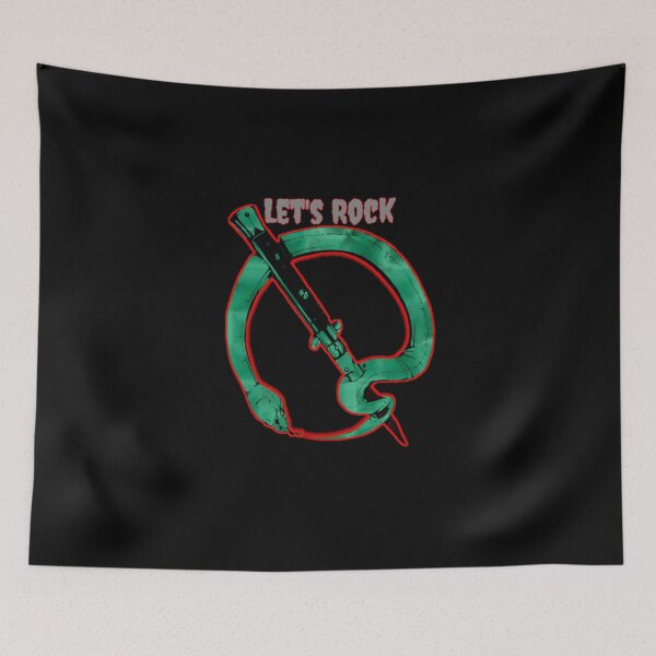 Item preview, Original qotsa snake green let's rock designed and sold by KrmStore.