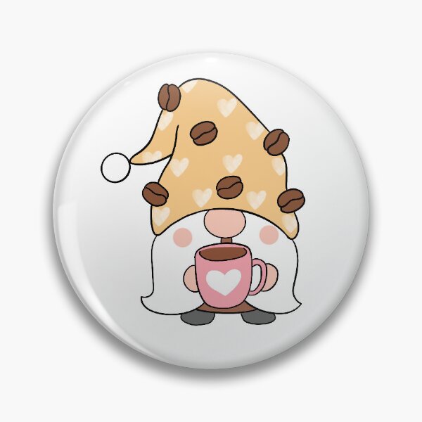 Item preview, Café Gnomes Collection: Mocha the Coffee Lover Gnome designed and sold by carolinecloud9.