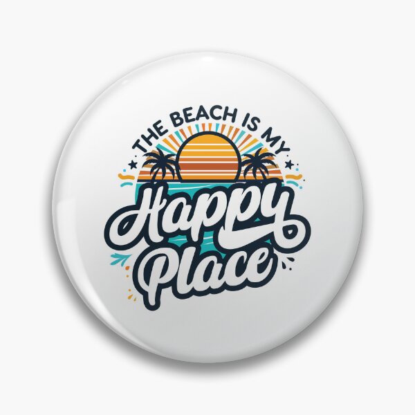 Item preview, The beach is my happy place designed and sold by People Tee.