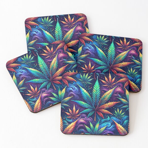 Item preview, - Cannabis Marijuana Weed Art - Colorful Stoner Design designed and sold by CannaCreative.