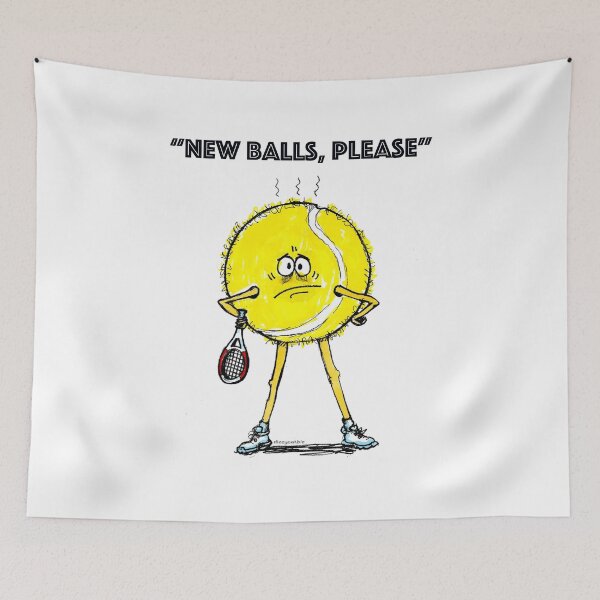 Item preview, New balls please tennis ball designed and sold by dizzycatbiz.
