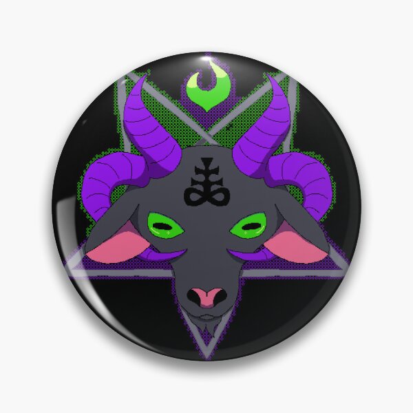 Item preview, Pixel Art Rework of Cyber Goth SataniGoat designed and sold by ZombieCheshire.