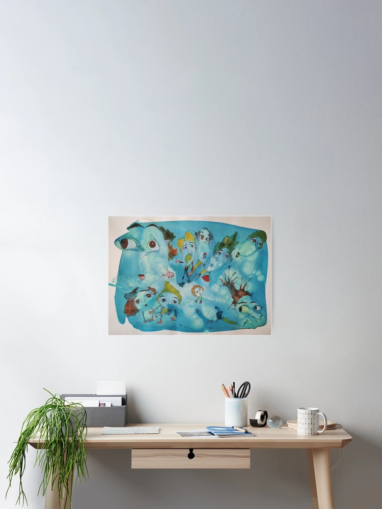 Thumbnail 2 of 3, Poster, Frame edge. designed and sold by Rorschach68.