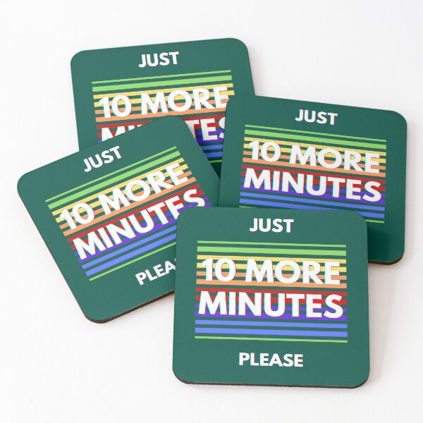 Item preview, Just 10 more minutes please rainbow art designed and sold by cteecreative.