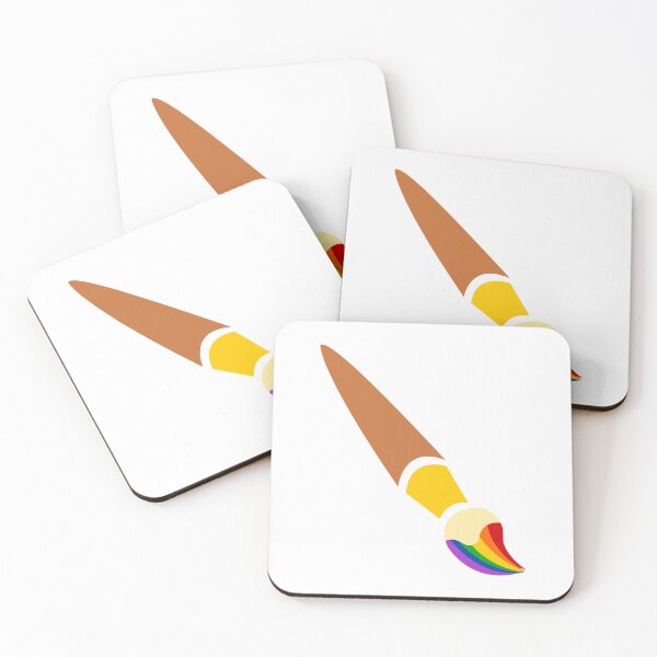 Item preview, Pride Flag Paintbrush designed and sold by HarveyHandcraftsandDesigns.