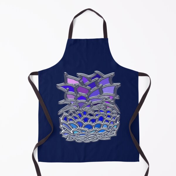 Vista previa del artículo con la obra «The Tropical Pineapple is a Gem (Blue)», diseñado y vendido por mavicfe.