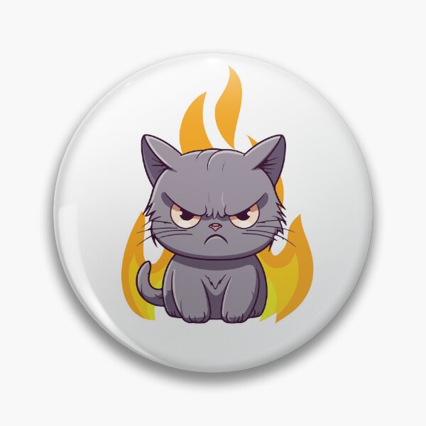 Item preview, Exploding Kitten On Fire  designed and sold by TommieGraphics.