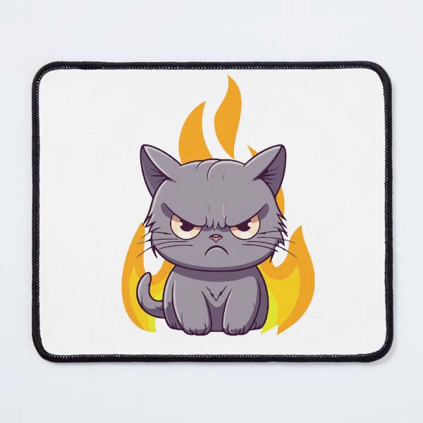 Item preview, Exploding Kitten On Fire  designed and sold by TommieGraphics.