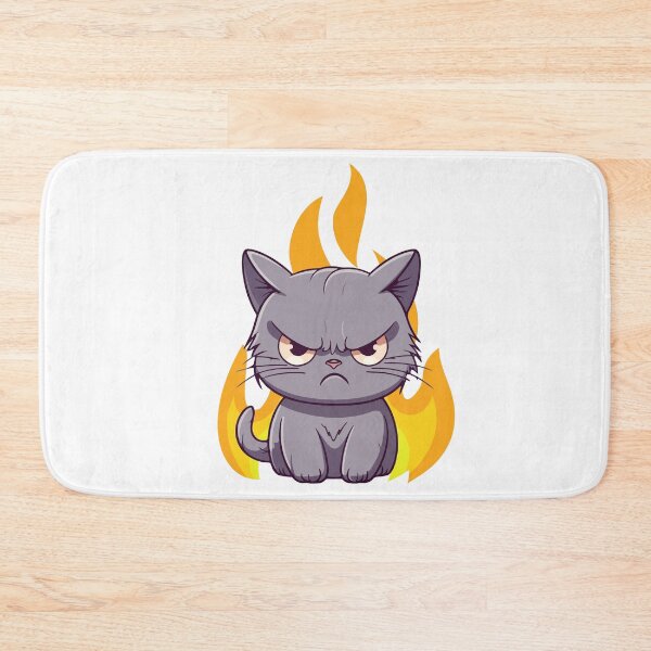 Item preview, Exploding Kitten On Fire  designed and sold by TommieGraphics.