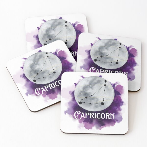 Item preview, Capricorn Star Sign Astrology Full Moon designed and sold by WildWoodlandWitch.