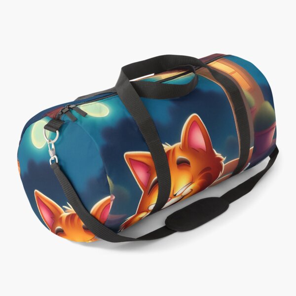 Item preview, A red cat eats lasagna for dinner designed and sold by Purpleflex.