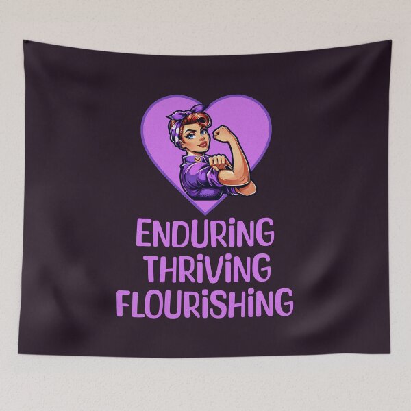 Item preview, Purple Ribbon Awareness designed and sold by RockBeeDesigns.