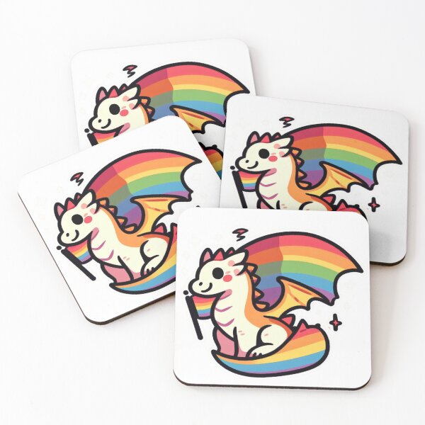 Item preview, Rainbow LGBT dragon designed and sold by tipitoes.