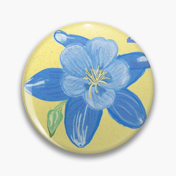 Item preview, Colorado Blue Colombine Stamp designed and sold by Peachy-Keen-Co.
