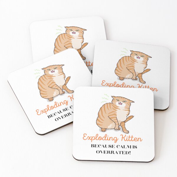 Item preview, Exploding Ginger Kitten Because Calm Is Overrated designed and sold by TommieGraphics.