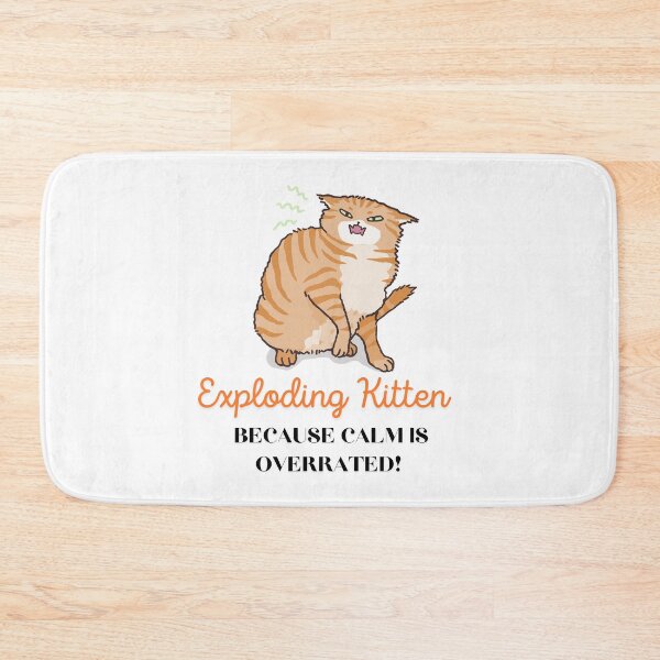 Item preview, Exploding Ginger Kitten Because Calm Is Overrated designed and sold by TommieGraphics.