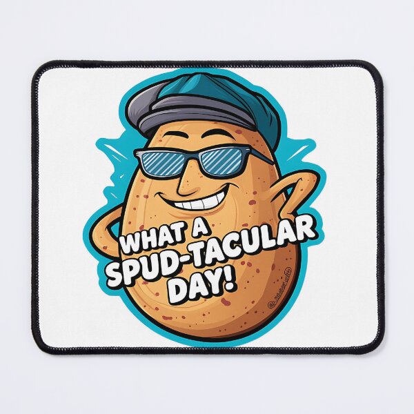 Item preview, What A Spud- Tacular Day? - Funny Potato Vegetable Design designed and sold by SuperAndSocial.