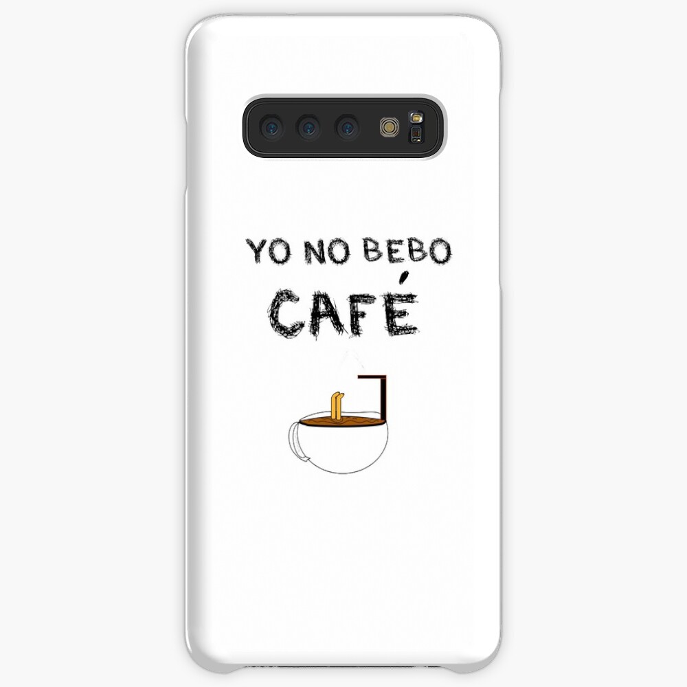 YO NO BEBO CAFÉ ME BAÑO EN ÉL Funda y vinilo para Samsung Galaxy