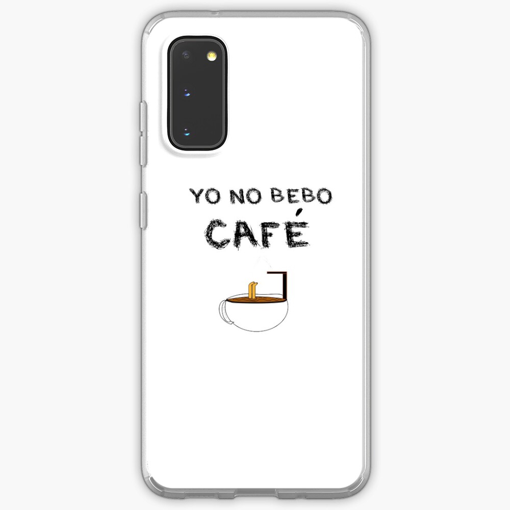 YO NO BEBO CAFÉ ME BAÑO EN ÉL Funda y vinilo para Samsung Galaxy