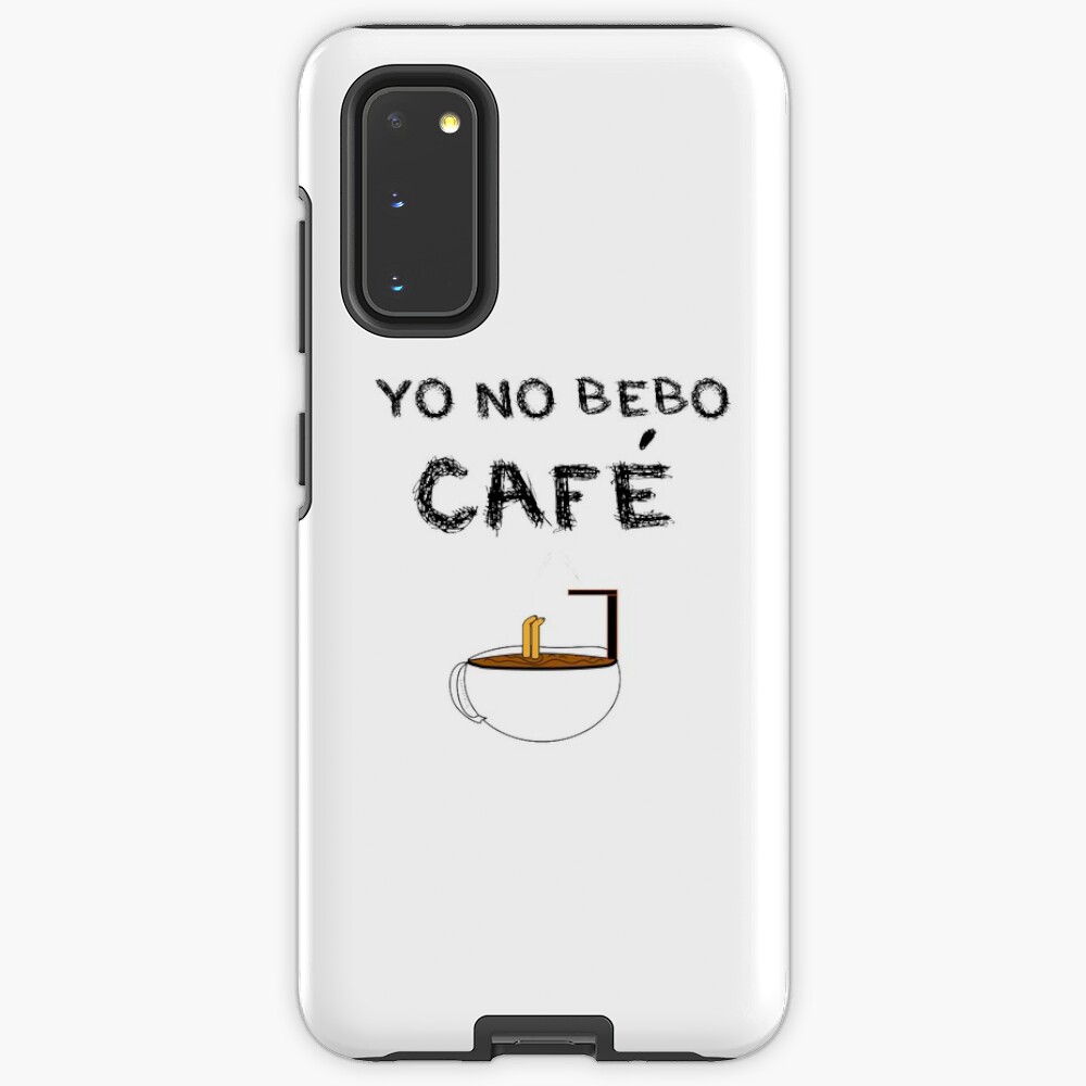 YO NO BEBO CAFÉ ME BAÑO EN ÉL Funda y vinilo para Samsung Galaxy