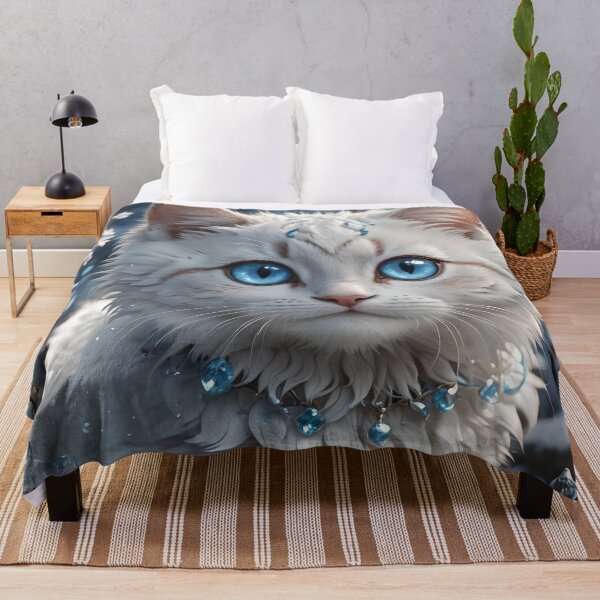 Item preview, My beautiful blue eyed feline. designed and sold by murielsfaith.