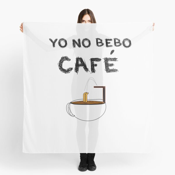 YO NO BEBO CAFÉ ME BAÑO EN ÉL Pañuelo