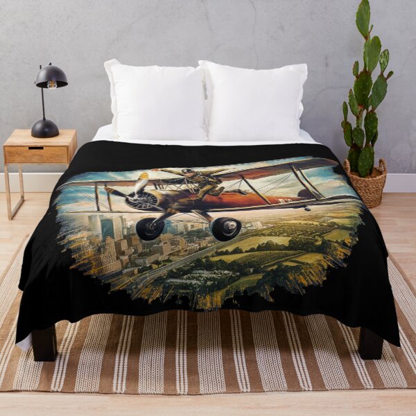 Item preview, Flying plane and parachutist designed and sold by desinganddecor.