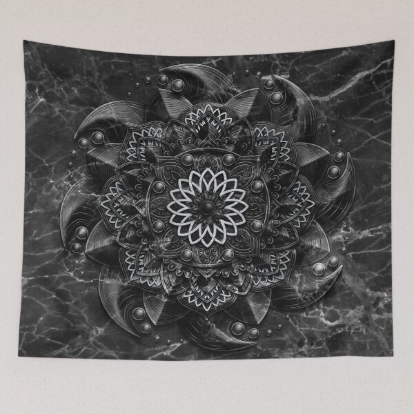 Item preview, Black Marble Mandala designed and sold by Tej2point0.