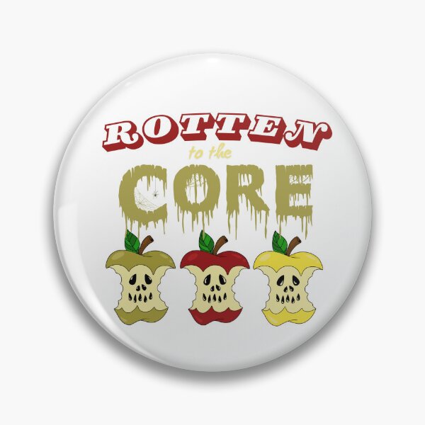 Item preview, Rotten To The Core (white) designed and sold by BuckWildDesigns.