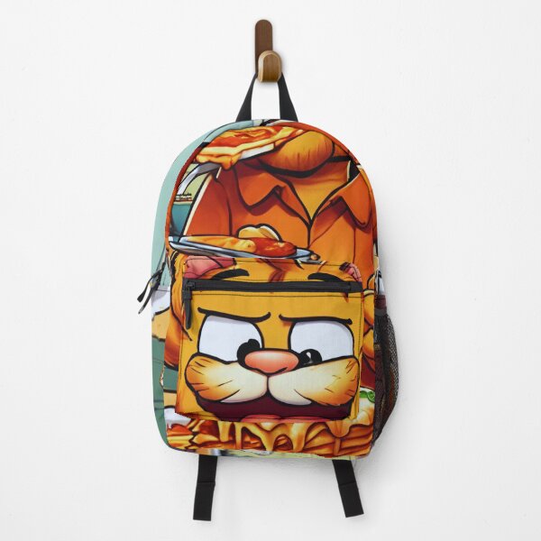 Item preview, Orange cat eats pizza for breakfast! designed and sold by Purpleflex.