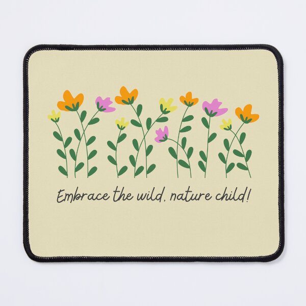 Item preview, Embrace The Wild, Nature Child! Art designed and sold by Obsidian Ink by Wilshire.