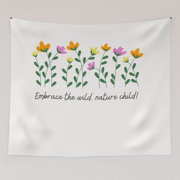 Item preview, Embrace The Wild, Nature Child! Art  designed and sold by Obsidian Ink by Wilshire.