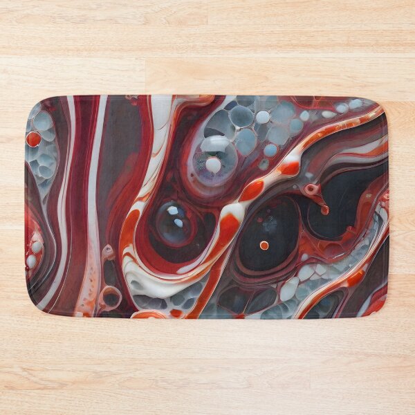 Item preview, Red and White Swirls designed and sold by MrKATORSKI.