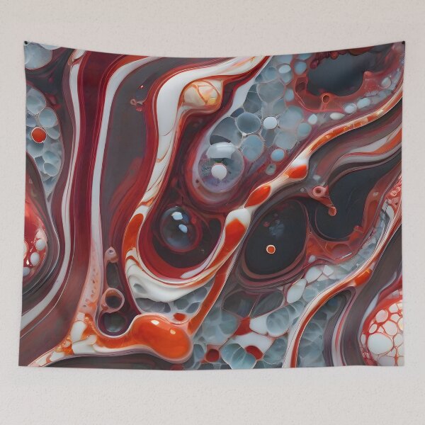 Item preview, Red and White Swirls designed and sold by MrKATORSKI.