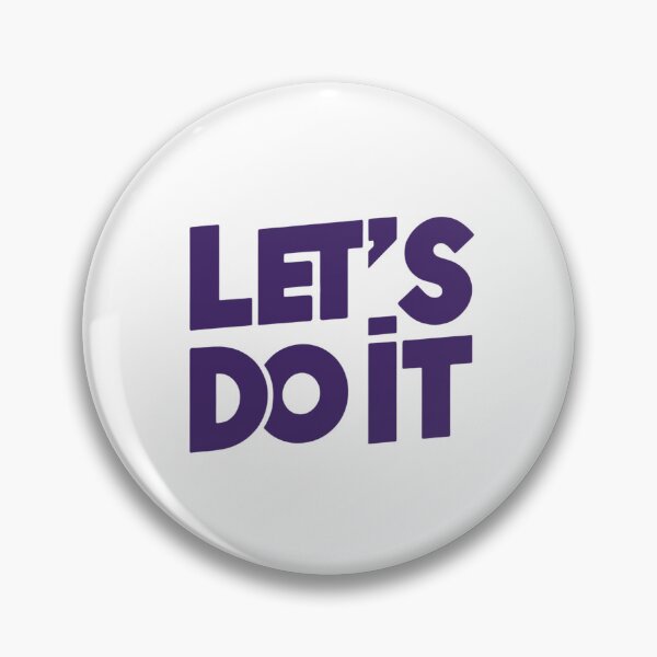 Item preview, Let's Do It Bold Motivational Design Purple designed and sold by Weknes.