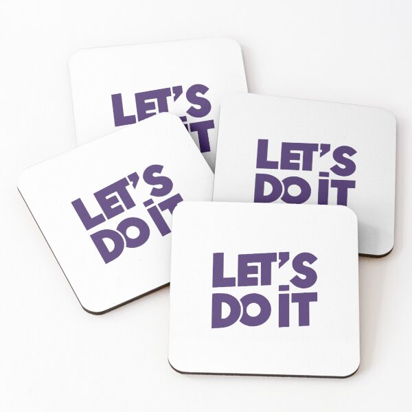 Item preview, Let's Do It Bold Motivational Design Purple designed and sold by Weknes.