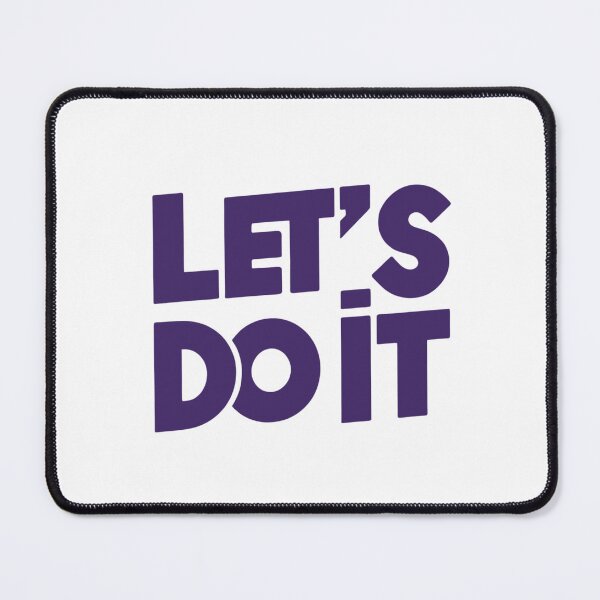 Item preview, Let's Do It Bold Motivational Design Purple designed and sold by Weknes.
