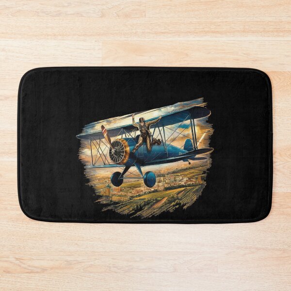 Item preview, Flying plane and parachutist designed and sold by desinganddecor.
