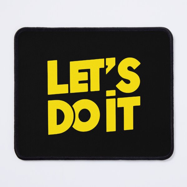 Item preview, Let's Do It Bold Motivational Design Yellow designed and sold by Weknes.