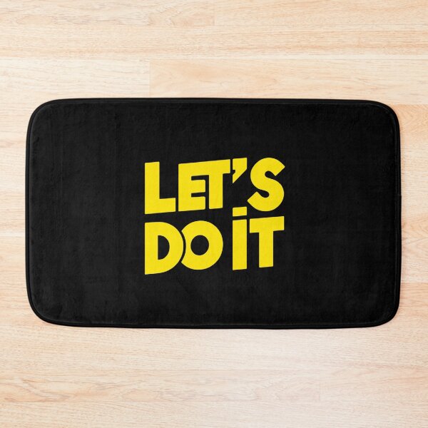 Item preview, Let's Do It Bold Motivational Design Yellow designed and sold by Weknes.