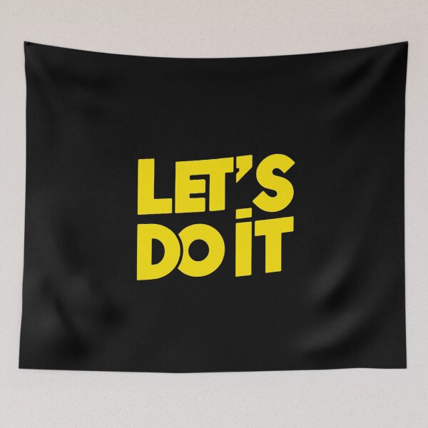 Item preview, Let's Do It Bold Motivational Design Yellow designed and sold by Weknes.