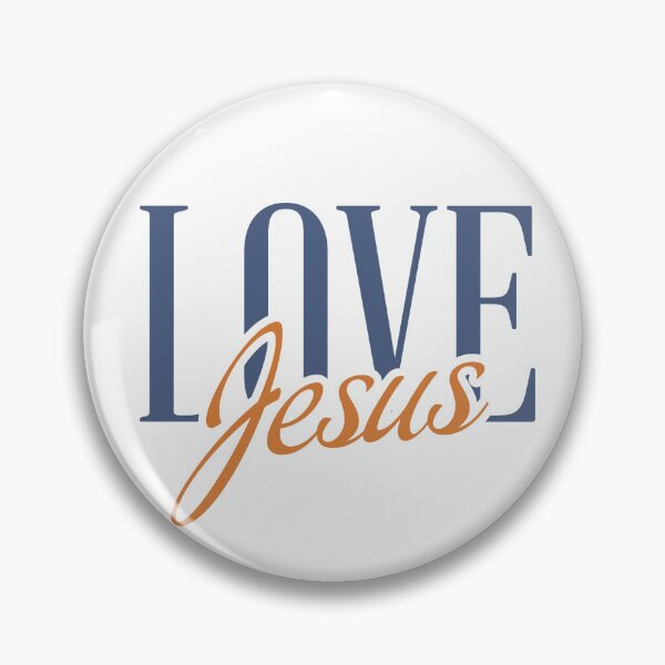 Item preview, Love Jesus - Blue designed and sold by livvytorok.