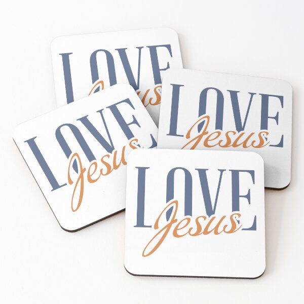 Item preview, Love Jesus - Blue designed and sold by livvytorok.