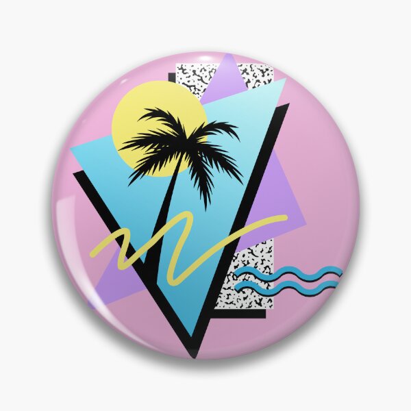 Item preview, Memphis Pattern 35 - Retro 90s / 80s / summer palmtree designed and sold by GraphicWave.