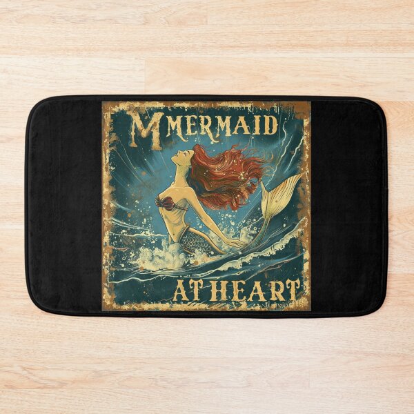 Item preview, Red head mermaid at heart designed and sold by Wildflow Creations.