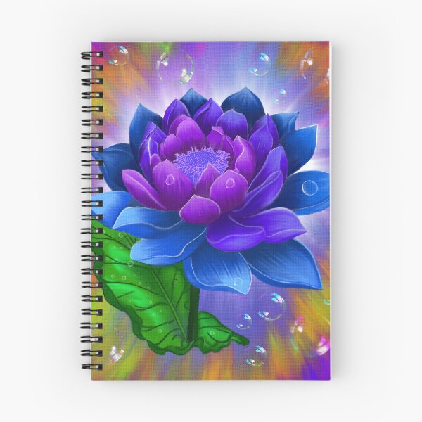Item preview, Purple-blue lotus designed and sold by MrsJinxy.