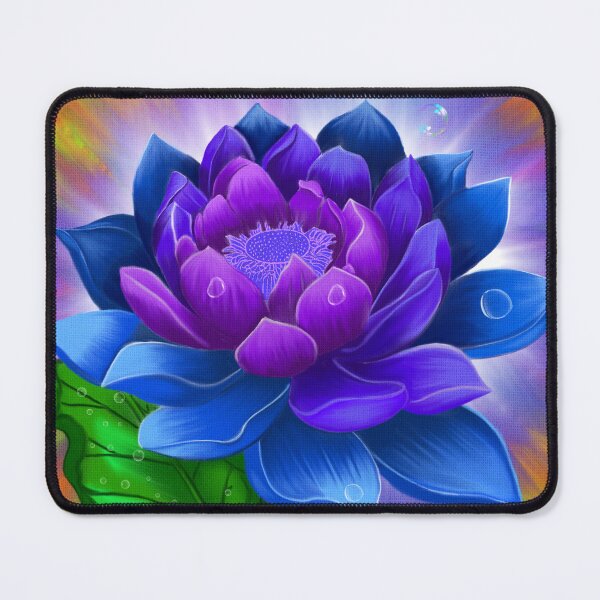 Item preview, Purple-blue lotus designed and sold by MrsJinxy.